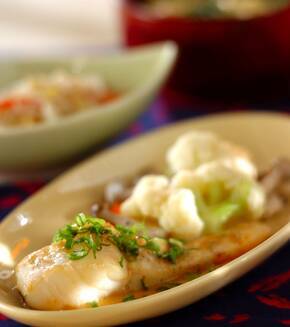 旬のたらをあっさり美味しく！バターポン酢焼きの献立