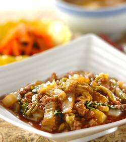 ご飯が止まらない！簡単ピリ辛麻婆白菜