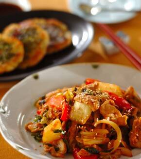 味付け簡単！豚肉キムチの基本レシピ by山下 和美さんの献立