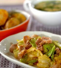 ご飯がすすむ！豚とキャベツのにんにく味噌炒め