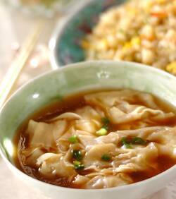 基本のワンタンスープ シンプルでおいしい