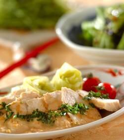 鶏胸肉の酒蒸し フライパンで簡単 しっとり柔らか by金丸 利恵さん