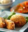 牛肉入りコロッケの献立