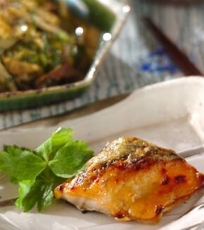 サワラのみそ焼きの献立