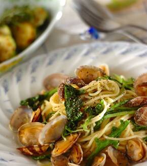 ボンゴレビアンコの献立