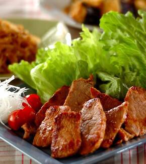 豚肉のニンニクみそ焼きの献立