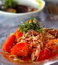 「生ハムとツナの冷製トマトスパゲティー」の献立