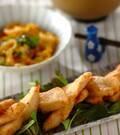 「鶏むね肉のスティック唐揚げ」の献立
