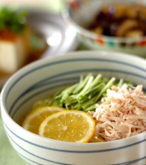 さっぱりさわやか！鶏だしレモンの冷やしラーメン by 松崎　恵理さんの献立