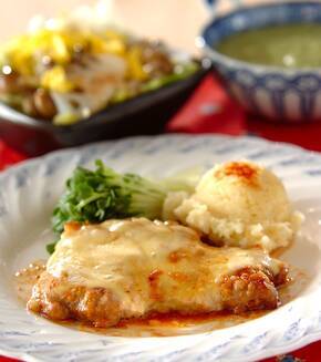 ご飯が進む！豚肉のからしチーズソテーの献立