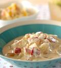 「サツマイモと鶏肉のクリーム煮」の献立