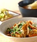 「厚揚げと豚肉の甘辛チーズ煮」の献立