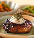 「レンコン入り照り焼きビッグバーグ」の献立