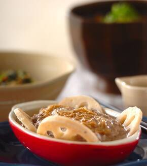 豚ひき肉とナメタケの蒸しものの献立