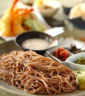 いろいろ薬味そばの献立