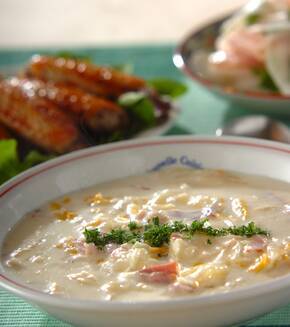 とろーりあたたか白菜のクリーム煮の献立