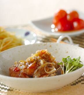 ブリの中華あんかけの献立