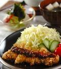 「ネギみそトンカツ」の献立