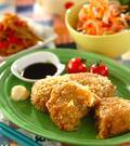 「春キャベツのカレー風味コロッケ」の献立