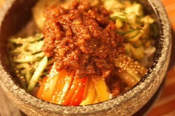 夏野菜のビビンバ