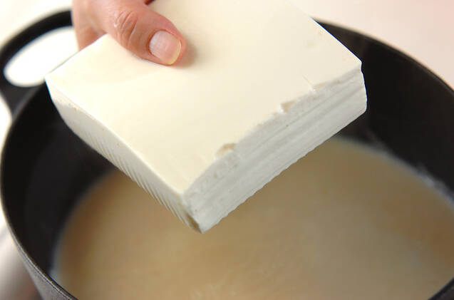 豆乳豆腐鍋の作り方の手順7