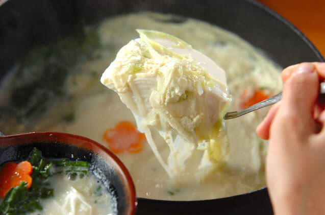 豆乳豆腐鍋の作り方の手順8