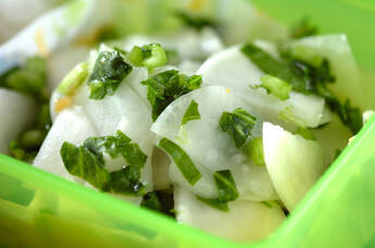 カブのユズコショウ和え