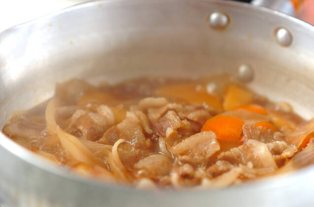 豚バラ肉と里芋の煮物の作り方の手順7