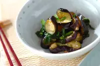 ナスの簡単キムチ和え