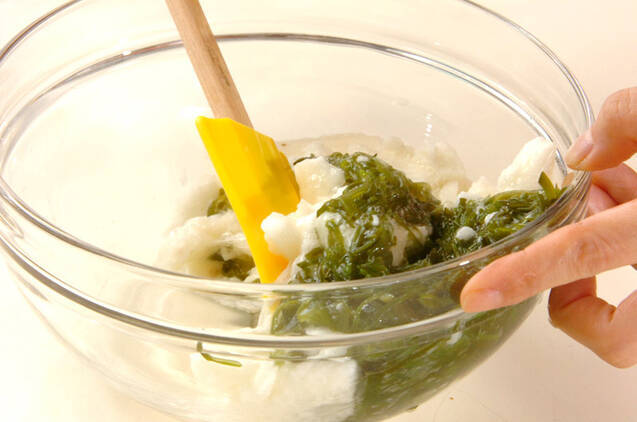 めかぶトロロの作り方の手順3