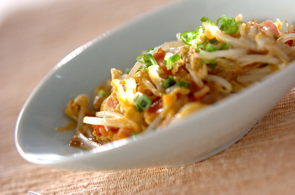 モヤシの卵とじ