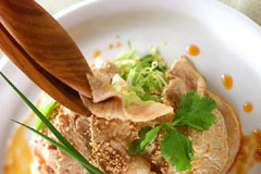 冷シャブの大きなサラダ