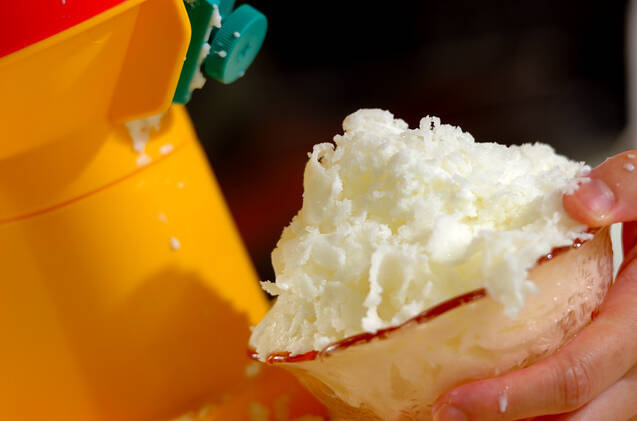 イチゴミルクの台湾風かき氷の作り方の手順3