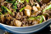 牛肉と小松菜の甘辛煮の作り方3