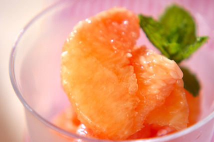 グレープフルーツアイス