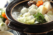 米団子入り鶏水炊き