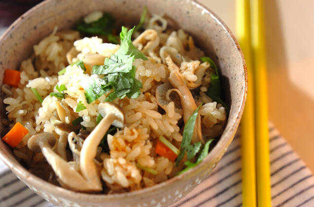 シメジご飯