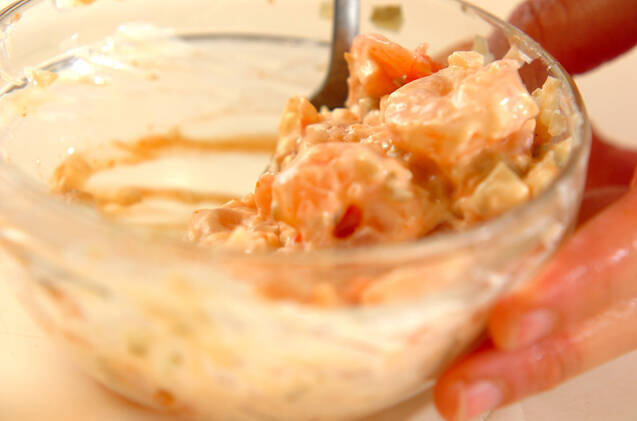 エビサンドの作り方の手順2