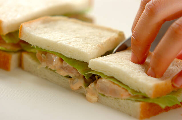 エビサンドの作り方の手順4