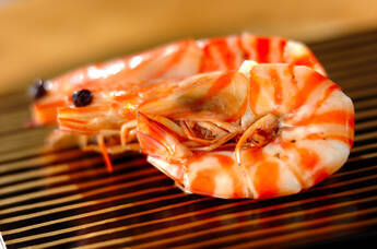 有頭エビの甘煮