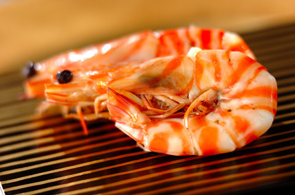 有頭エビの甘煮