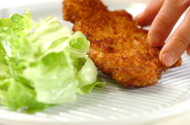 チーズ風味のポークカツの作り方の手順6