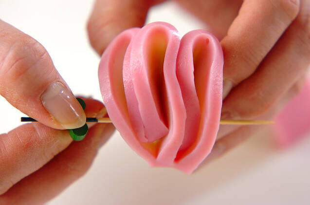 紅白カマボコの作り方の手順10