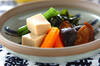 高野豆腐の含め煮の作り方の手順