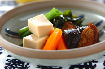 高野豆腐の含め煮