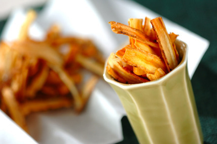 ゴボウのサクサクおつまみ