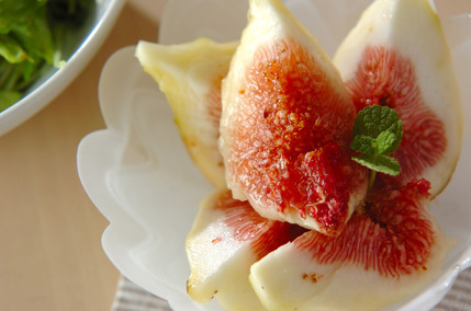 イチジクのデザート