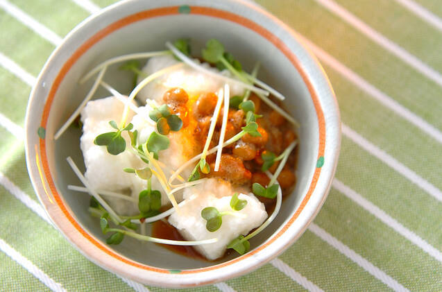 長芋の納豆ダレ