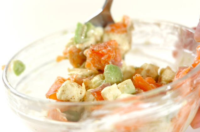 サーモンアボカドのタルティーヌの作り方の手順5