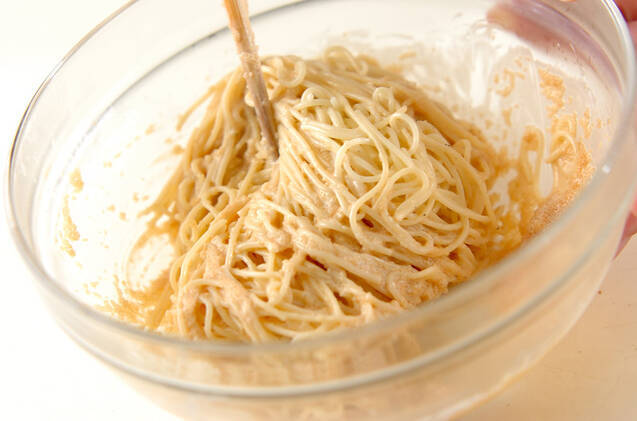 タラコマヨパスタサラダの作り方の手順5